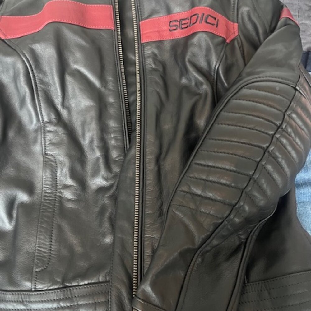 Brand New Vintage 🏍️ Sedici Motorcycle Leather Jacket Women's😎